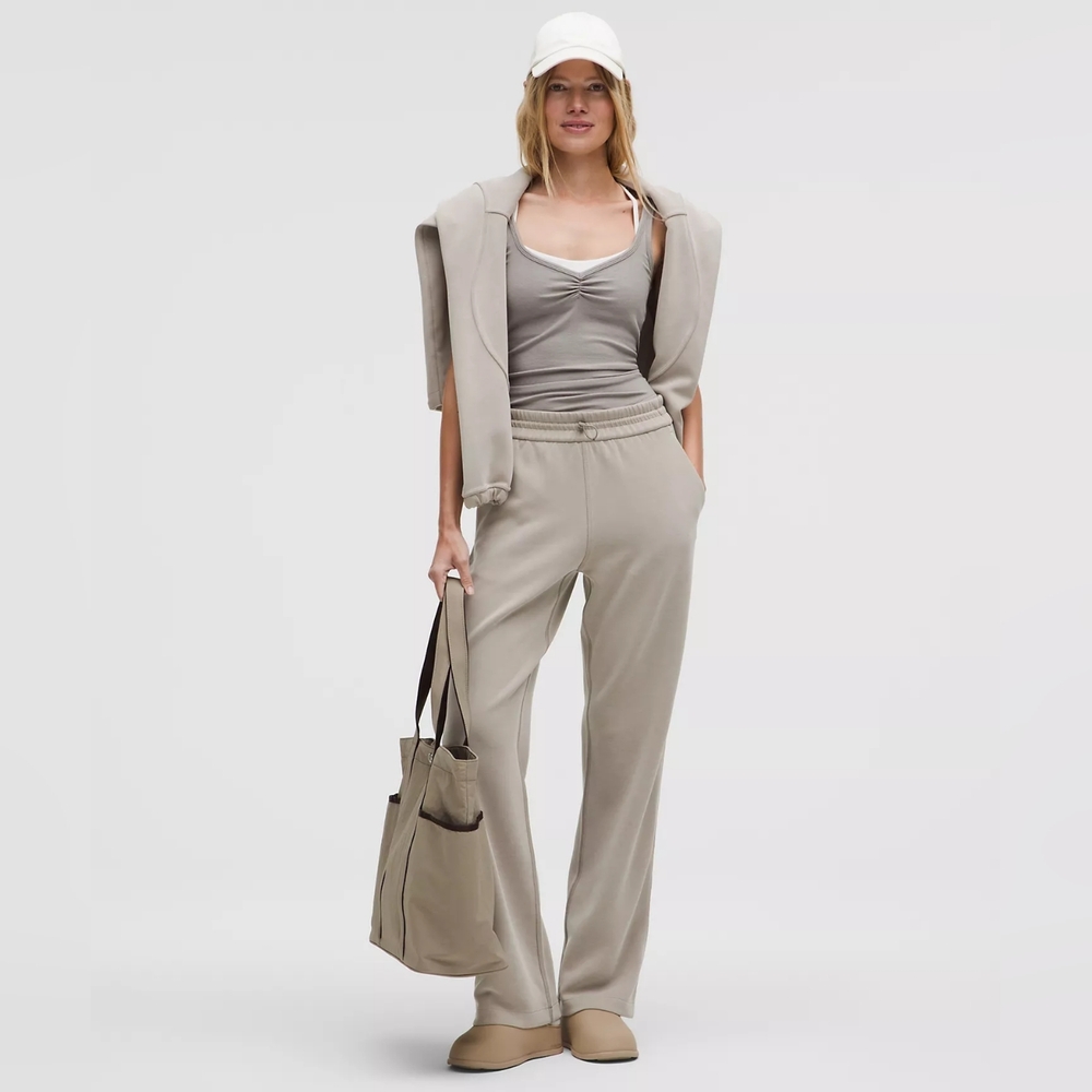Lululemon Softstreme High-Rise Pant 31" Warm Ash Grey Size 10